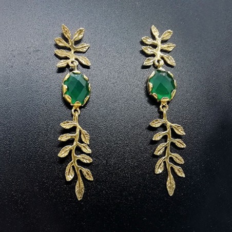 Brincos Prata dourada 925